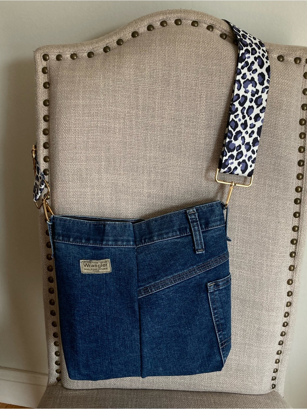 Denim Crossbody  (handcrafted)